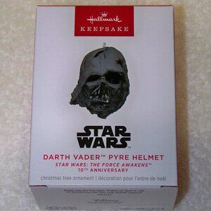 2025 Hallmark Limited Ornament Star Wars Darth Vader Pyre Helmet, New